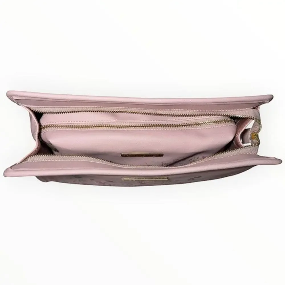 Vince Camuto Pink Floral Cosmetic Bag Set